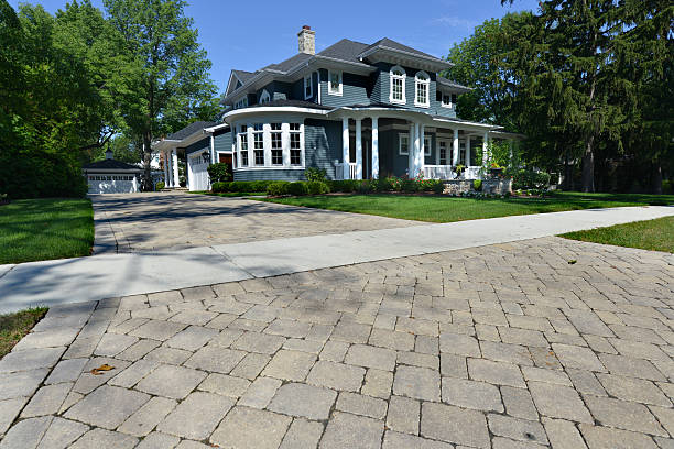 Cobblestone Driveway Pavers in Lily Lake, IL